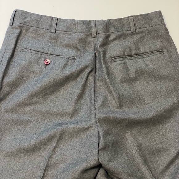 Men's Raphael Classic Fit Solid Gray Two Button 3 Piece 100% Wool Vested Suit S - Picture 9 of 12